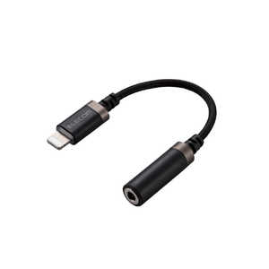 エレコム ELECOM Lightning-4極イヤホン端子 変換ケーブル 高耐久 ブラック MPA-L35S01BK エレコム ELECOM Lightning-4極イヤホン端子 変換ケーブル 高耐久 ブラック MPA-L35S01BK