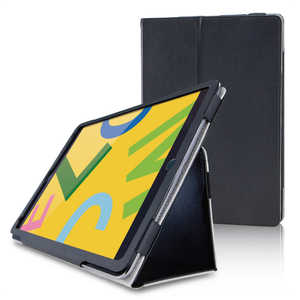 エレコム　ELECOM iPad 10.2インチ用 ソフトレザｰケｰス 2アングル TB-A19RPLFBK ブラック