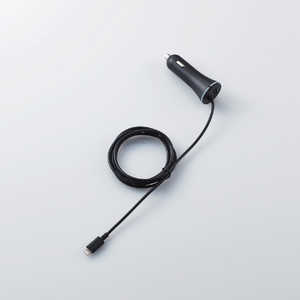 エレコム ELECOM シガーチャージャー 150cm+USB-Aポート 4.8A インジケーター付 ブラック MPA-CCL02BK エレコム ELECOM シガーチャージャー 150cm+USB-Aポート 4.8A インジケーター付 ブラック MPA-CCL02BK
