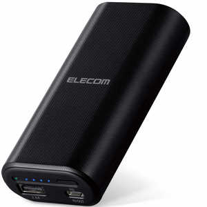 쥳 ELECOM ڥȥåȡ10000mAh 30W ХХåƥ꡼ DE-C18L-10000BK [USB Power Deliveryб]