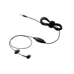 쥳 ELECOM ͭƥѥΥإåɥۥ 3.0m Φ3.5mm ߥ˥ץ饰 ֥å EHP-TV11CM3BK