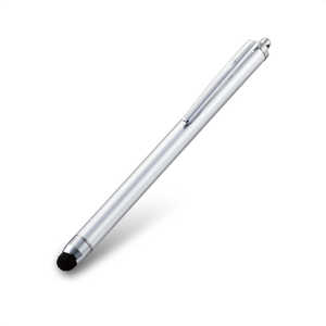 エレコム　ELECOM タッチペン 超感度タイプ シルバー P-TPC02SV(シルバｰ)