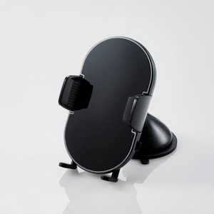 쥳 ELECOM 磻쥹Ŵ QiŴ 5W 7.5W 10W ֺܥۥ ư  ֥å WQC06BK