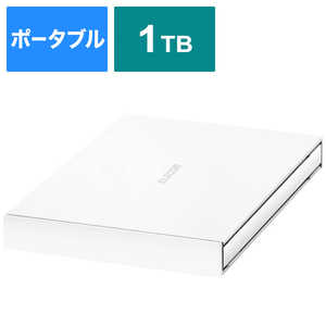 エレコム　ELECOM 外付ケSSD ポｰタブル USB3.1(Gen1)対応 1TB ESD-EJ1000GWH ホワイト