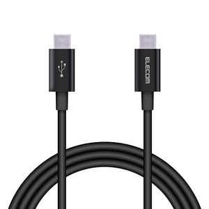 쥳 ELECOM USB(C-C) ѵ Power Deliveryб 1.0m ֥å MPA-CCPS10PNBK