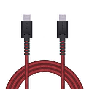 エレコム　ELECOM USB(C-C) 高耐久 Power Delivery対応 1.2m レッド MPA-CCS12PNRD