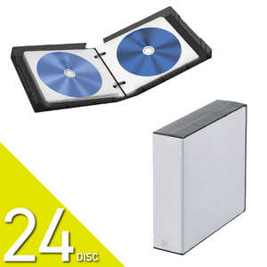 쥳 ELECOM Blu-rayбꥢ/24Ǽ/ꥢ֥å CCD-FBB24BK