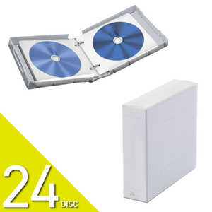エレコム ELECOM Blu-ray対応クリアケース/24枚収納/クリア CCD-FBB24CR エレコム ELECOM Blu-ray対応クリアケース/24枚収納/クリア CCD-FBB24CR