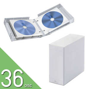 エレコム ELECOM Blu-ray対応クリアケース/36枚収納/クリア CCD-FBB36CR エレコム ELECOM Blu-ray対応クリアケース/36枚収納/クリア CCD-FBB36CR