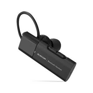 エレコム　ELECOM ヘッドセット[ワイヤレス(Bluetooth)/片耳/イヤフックタイプ] LBT-HSC10MPBK ブラック