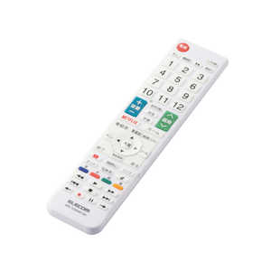 エレコム ELECOM かんたんTVリモコン第2弾 シャープ・アクオス用 ホワイト ERC-TV02WH-SH エレコム ELECOM かんたんTVリモコン第2弾 シャープ・アクオス用 ホワイト ERC-TV02WH-SH