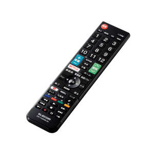 エレコム ELECOM かんたんTVリモコン第2弾 シャープ・アクオス用 ブラック ERC-TV02XBK-SH エレコム ELECOM かんたんTVリモコン第2弾 シャープ・アクオス用 ブラック ERC-TV02XBK-SH