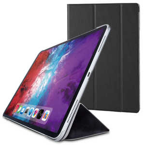 エレコム　ELECOM iPad 2020 春モデル Lサイズ フラップケｰス 背面クリア ソフトレザｰ 2アングル スリｰプ対応 TB-A20PLWVBK ブラック