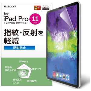 エレコム　ELECOM iPad 2020 春モデル Mサイズ 保護フィルム 反射防止 TB-A20PMFLA