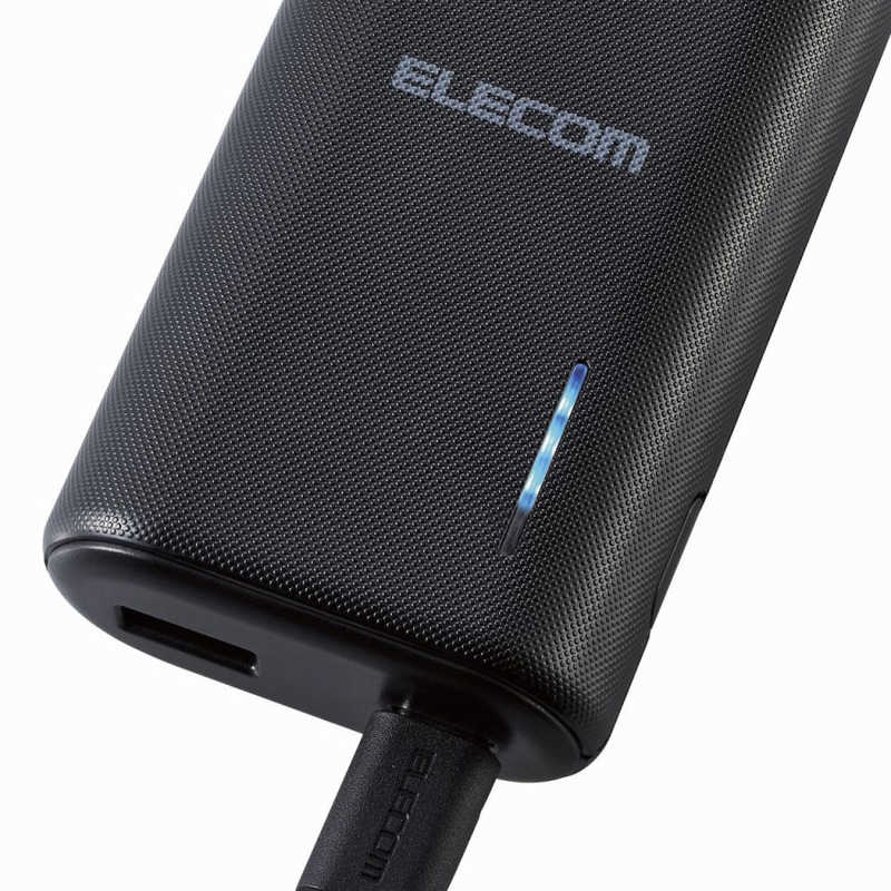 エレコム　ELECOM エレコム　ELECOM モバイルバッテリー/A-Cケーブル付属/ ブラック DE-C25L-6700BK DE-C25L-6700BK