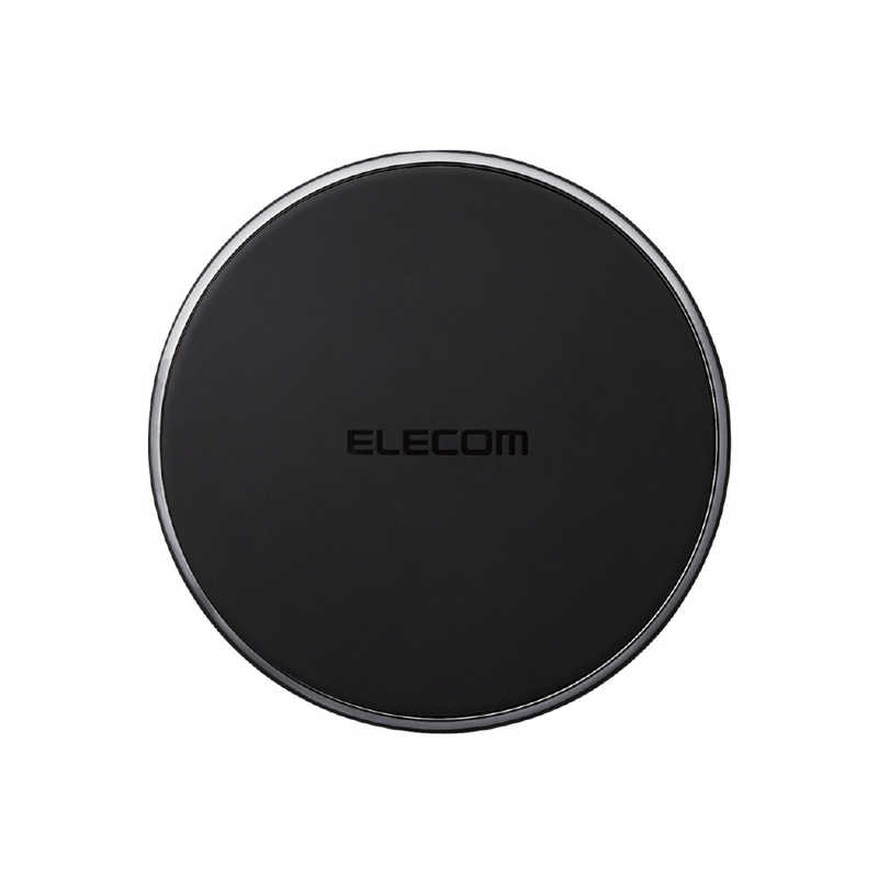 エレコム　ELECOM エレコム　ELECOM Qi規格対応ワイヤレス充電器 10W 5W Type-C入力 卓上タイプ ブラック W-QA14BK W-QA14BK