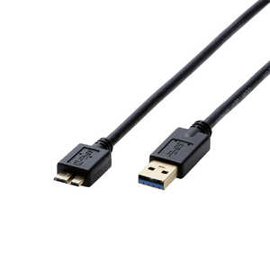 エレコム ELECOM USB3.0ケーブル A-microBタイプ 0.5m ブラック DH-AMB3N05BK