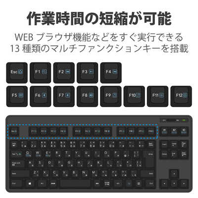 エレコム ELECOM キーボード [ワイヤレス /Bluetooth エレコム ELECOM キーボード [ワイヤレス /Bluetooth