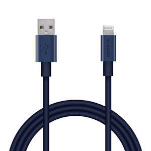 GR ELECOM LightningP[u ϋv A~RlN^ 1.0m u[ MPA-UALPS10BU [1.0m]