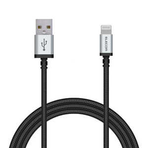GR ELECOM LightningP[u ϋv 1.2m ubN MPA-UALS12BK [1.2m RlN^܂܂]