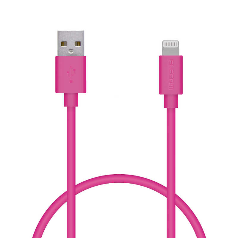 エレコム ELECOM Lightningケーブル 0.5m ※コネクタ含まず ピンク スタンダード MPA-UAL05PN