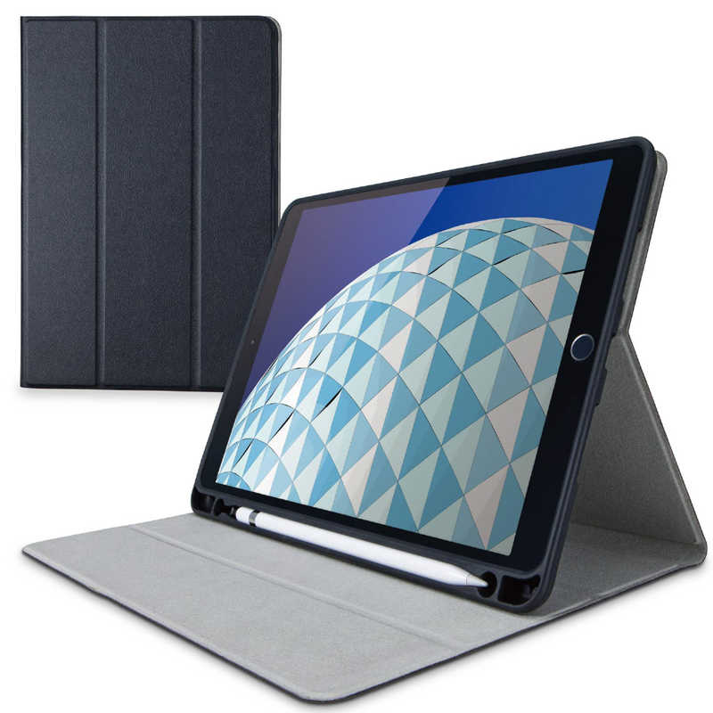 エレコム　ELECOM エレコム　ELECOM iPad Air 2019/iPad Pro 10.5/ケース/Pencil収納/ブラック TB-A19MSABK TB-A19MSABK