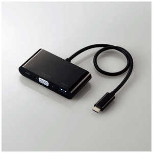 쥳 ELECOM ɥå󥰥ơ/PDб/TypeC/USB3.1/Dsub DSTC14BK