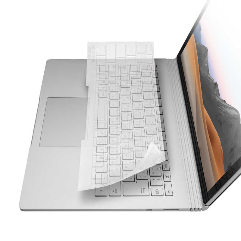 エレコム　ELECOM エレコム　ELECOM SurfaceBook3/キーボード用防塵カバー/抗菌加工 PKB-SFB3 PKB-SFB3