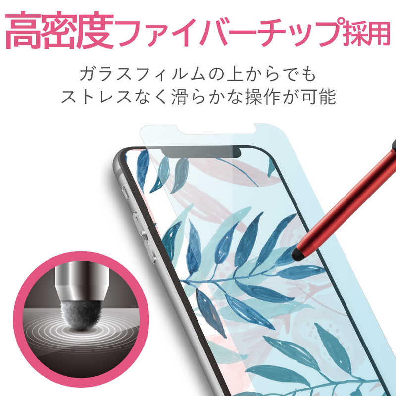 エレコム　ELECOM エレコム　ELECOM 【アウトレット】スマートフォン･タブレット用タッチペン 超感度タイプ クリップノック式 手袋対応 レッド P-TPCNCRD P-TPCNCRD