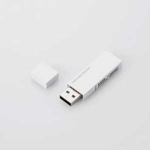エレコム ELECOM USBメモリー USB2.0対応 セキュリティ機能対応 64GB ホワイト MF-MSU2B64GWH エレコム ELECOM USBメモリー USB2.0対応 セキュリティ機能対応 64GB ホワイト MF-MSU2B64GWH