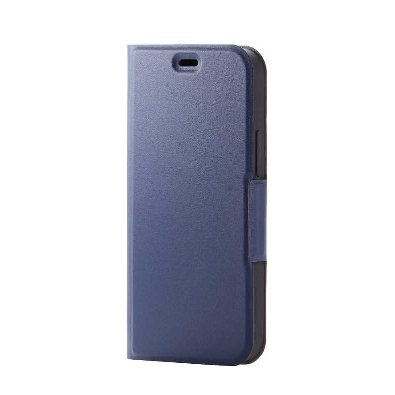 エレコム　ELECOM エレコム　ELECOM iPhone 12 mini 5.4インチ対応 レザーケース 手帳型 UltraSlim 薄型 磁石付き ネイビー PM-A20APLFUNV PM-A20APLFUNV