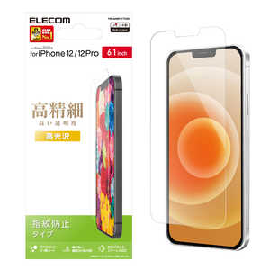 エレコム　ELECOM iPhone 12 12 Pro フィルム 高精細 高光沢 高光沢 PM-A20BFLFTGHD