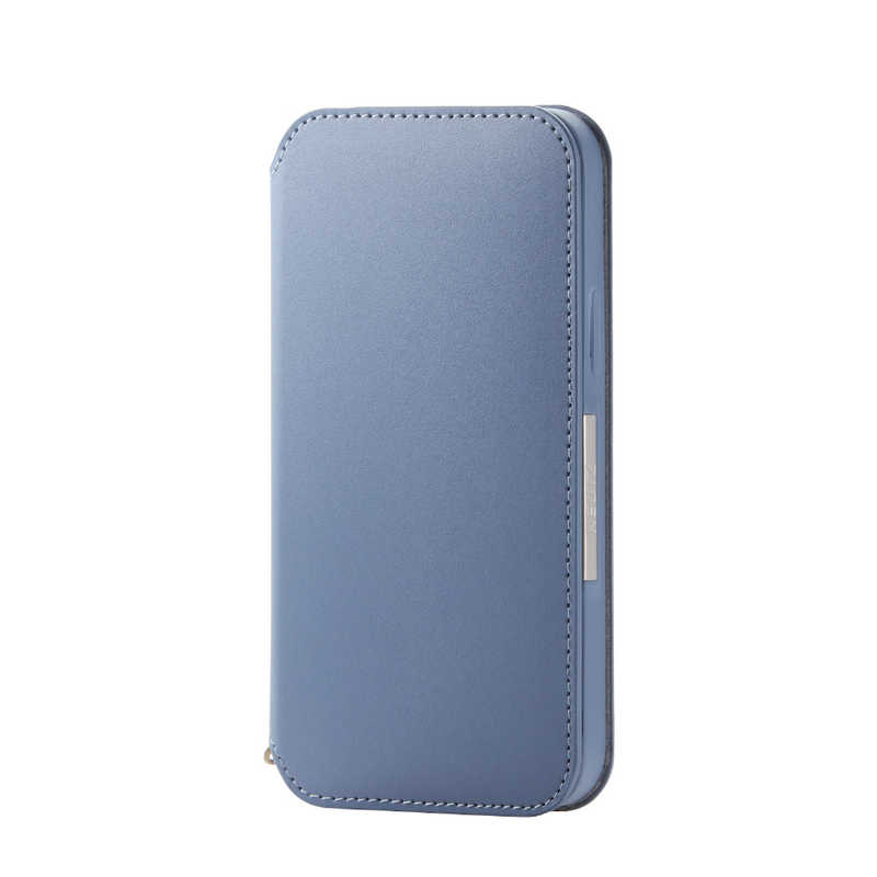 エレコム　ELECOM エレコム　ELECOM iPhone 12 12 Pro 6.1インチ対応 レザーケース 手帳型 NEUTZ 磁石付き ブルー PM-A20BPLFY2BU PM-A20BPLFY2BU