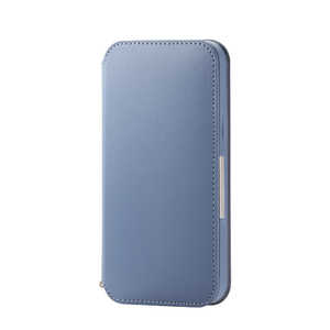 エレコム　ELECOM iPhone 12 12 Pro 6.1インチ対応 レザーケース 手帳型 NEUTZ 磁石付き ブルー PM-A20BPLFY2BU