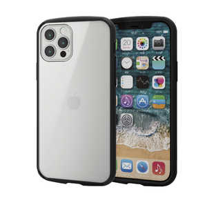쥳 ELECOM iPhone 12 12 Pro 6.1б ϥ֥åɥ TOUGH SLIM LITE ե졼५顼 ֥å PM-A20BTSLFCBK
