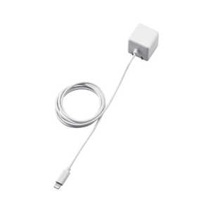 エレコム ELECOM LightningAC充電器 1.0A出力 ケーブル一体 1.0m ホワイト MPA-ACL01WH エレコム ELECOM LightningAC充電器 1.0A出力 ケーブル一体 1.0m ホワイト MPA-ACL01WH