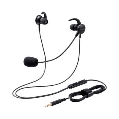 ELECOM HS-HP23TBK 有線ヘッドセット ブラック Amazon.co.jp: エレコム ヘッドセット マイク 4極 両耳