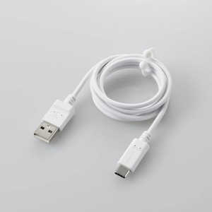 エレコム ELECOM Type-C USB-Cケーブル スマホ用 USB(A-C) 認証品 まとまるケーブル 形状記憶 抗菌 1.0m ホワイト MPA-MAC10NWH エレコム ELECOM Type-C USB-Cケーブル スマホ用 USB(A-C) 認証品 まとまるケーブル 形状記憶 抗菌 1.0m ホワイト MPA-MAC10NWH