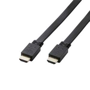 エレコム　ELECOM HDMIケーブル Premium HDMI ブラック [2m /HDMI⇔HDMI /フラットタイプ /4K対応] CAC-HDPF20BK