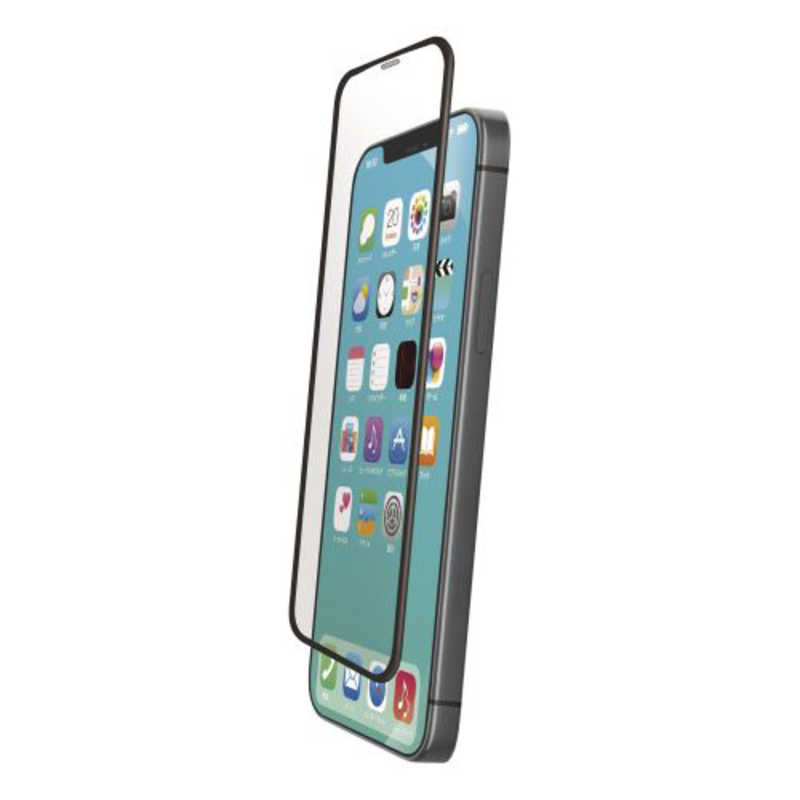 エレコム　ELECOM エレコム　ELECOM iPhone 12 mini ガラスフィルム 0.33mm 硬質フレーム 防塵プレート 反射防止 PMCA20AFLGFGM PMCA20AFLGFGM