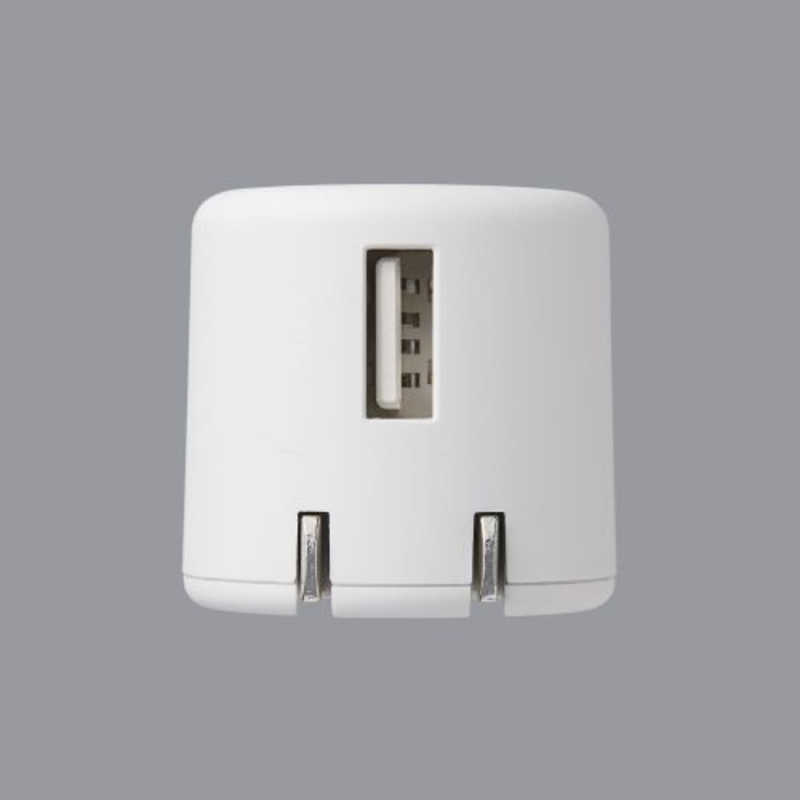 エレコム　ELECOM エレコム　ELECOM スマートフォン用AC充電器 USB-Aメス1ポート 1.0A出力 ホワイトフェイス MPA-ACU07WF MPA-ACU07WF