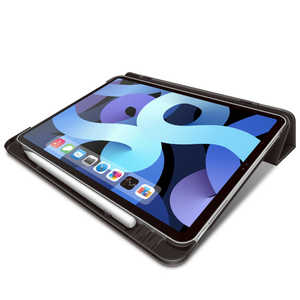 エレコム　ELECOM 10.9インチ iPad Air(第4世代)用 ハｰドフラップケｰス ApplePencil収納 スリｰプ対応 ブラック TB-A20MPVFBK