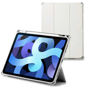 エレコム　ELECOM 10.9インチ iPad Air(第4世代)用 フラップケｰス ZEROSHOCK スリｰプ対応 グレｰ TB-A20MZEROGY