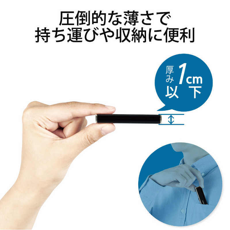 エレコム　ELECOM エレコム　ELECOM 【アウトレット】外付けSSD USB-A接続 ブラック [ポｰタブル型 /128GB] ESD-EMN0128GBK ESD-EMN0128GBK
