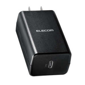 エレコム ELECOM AC - USB充電器 ノートPC タブレット対応 45W 1ポート USB-C USB Power Delivery対応 ブラック ACDC-PD1645BK