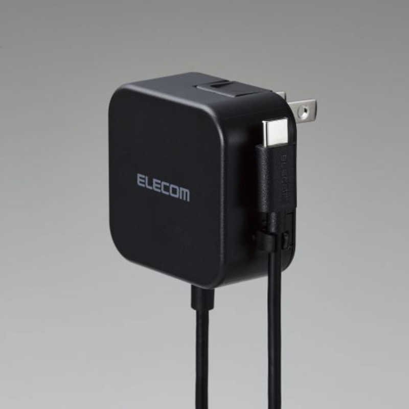 エレコム　ELECOM エレコム　ELECOM AC充電器 スマホ･タブレット用 2.4A出力 Type-C USB-C ケーブル一体型 1.5m ブラック MPA-ACC20BK MPA-ACC20BK