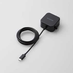 쥳 ELECOM ACŴ ޥ֥ۡå 2.4A Type-C USB-C ֥η 1.5m ֥å MPA-ACC20BK
