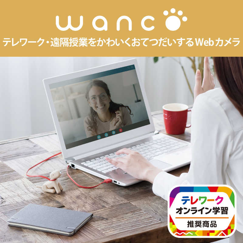 エレコム　ELECOM エレコム　ELECOM ウェブカメラ マイク内蔵 wanco ブラウン  有線  UCAM-C525FBBR UCAM-C525FBBR