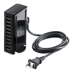 エレコム ELECOM AC充電器/USB充電/卓上多ポート/60W/A10ポート/縦横置 EC-ACD04BK エレコム ELECOM AC充電器/USB充電/卓上多ポート/60W/A10ポート/縦横置 EC-ACD04BK