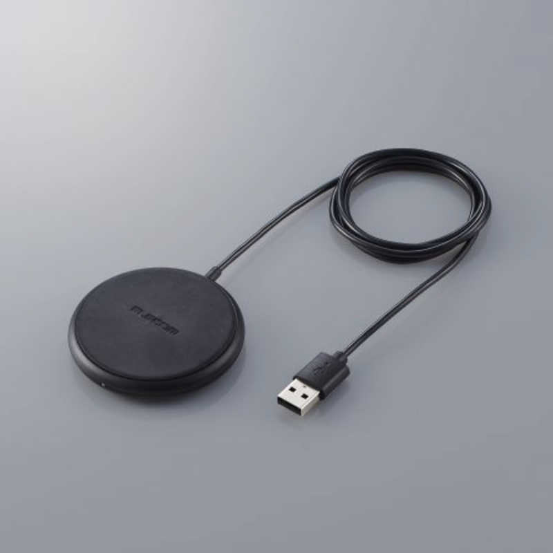 エレコム ELECOM ワイヤレス充電器 Qi充電器 5W コンパクト 卓上 ケーブル一体 1m ブラック W-QA16BK の通販 |  カテゴリ：スマートフォン・アクセサリー | エレコム ELECOM 家電通販のコジマネット - 全品代引き手数料無料